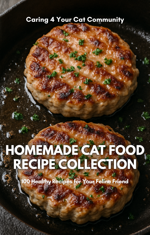 100 Homemade Cat Recipes for Wet Food - Set of 2 Books
