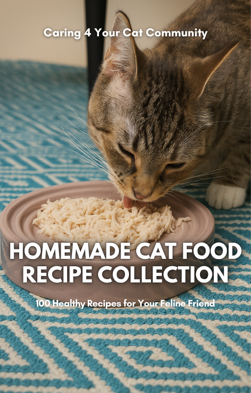 100 Homemade Cat Recipes for Wet Food - Set of 2 Books